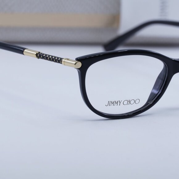 Final Price! Jimmy Choo JJC154 029A 00 Black Eyeglasses 53mm Final Price! Jimmy Choo JJC154 029A 00 Black Eyeglasses 53mm main image 3